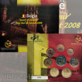 Бельгия евро набор BU 2008 - Dag van de Munt
