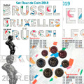 Belgium euro set BU 2019 - Brussels