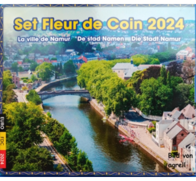 Belgium euro komplekt BU 2024 – Namuri linn