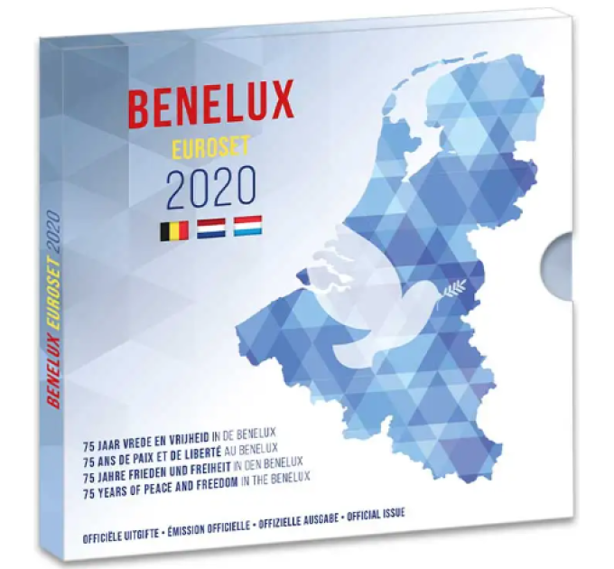 BENELUX euro komplekt BU 2020 – 75 aastat rahu ja vabadust Beneluxis