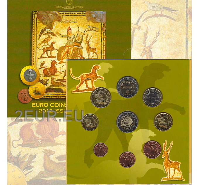 Küpros euro komplekt BU 2012  