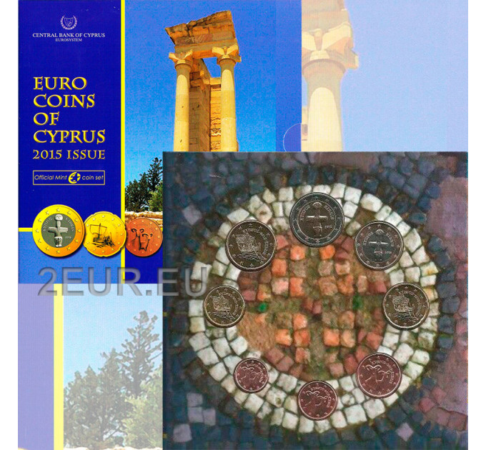 Küpros euro komplekt BU 2015 