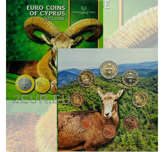 Küpros euro komplekt BU 2021 - Muflon