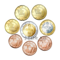 Cyprus euro set UNC 2017 