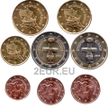 Küpros euro komplekt UNC 2018  