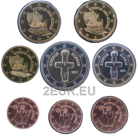 Cyprus euro set UNC 2021 