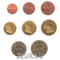 Küpros euro komplekt UNC 2022