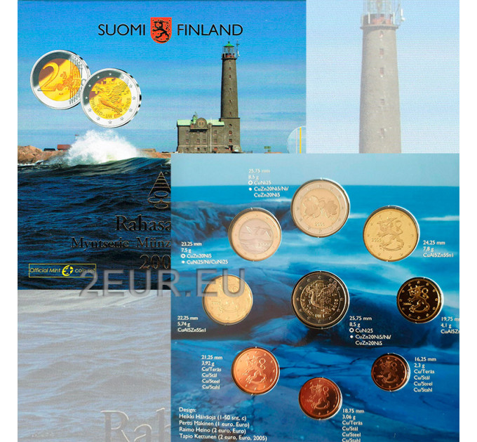 Soome euro komplekt BU 2006 - Soome tuletornid - Bengstkär