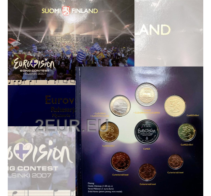 Soome euro komplekt BU 2007 - Eurovisiooni lauluvõistlus Helsingis