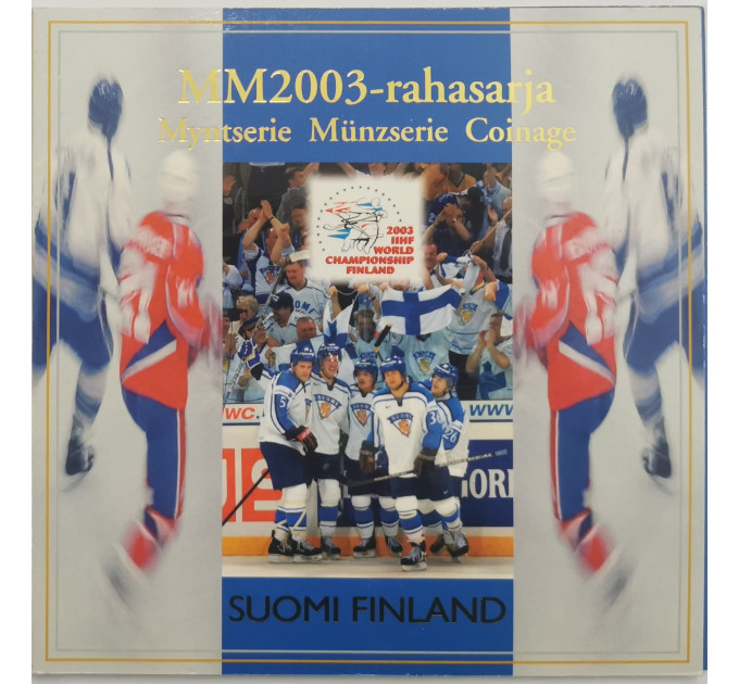 Финляндия евро набор BU 2003 - Чемпионат мира по хоккею в Финляндии.