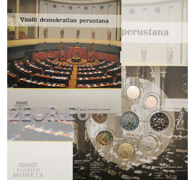 Soome euro komplekt BU 2024 - Valimised kui demokraatia alus