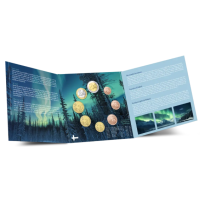 Finland euro set BU 2025 - The northern lights in Finland