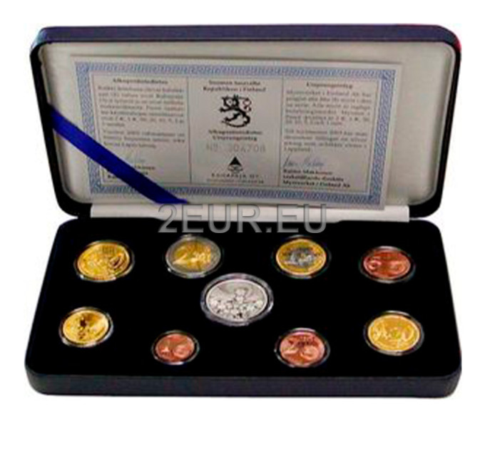 Финляндия набор евро монет PROOF 2003