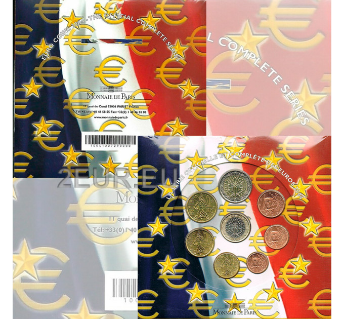 Prantsusmaa BU komplekt 2004 - Euromüntide komplekt