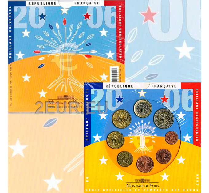 Prantsusmaa BU komplekt 2006 - Euromüntide komplekt