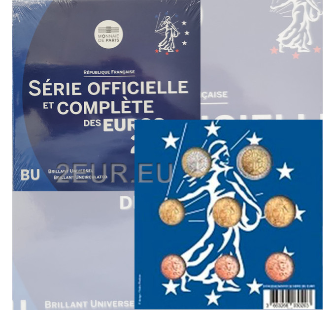 Prantsusmaa BU komplekt 2018 - Euromüntide komplekt