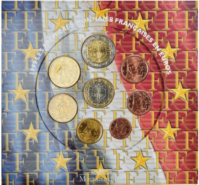 Prantsusmaa BU komplekt 1999 - Euromüntide komplekt