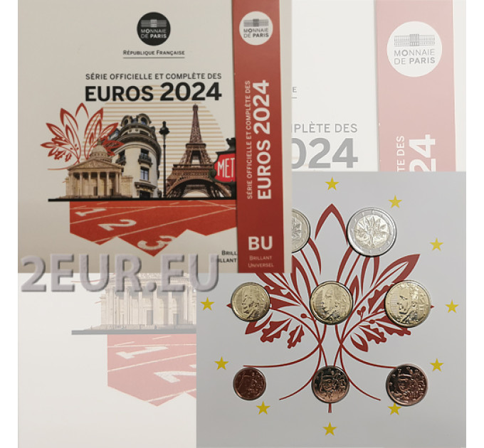 Prantsusmaa BU komplekt 2024 - Euromüntide komplekt