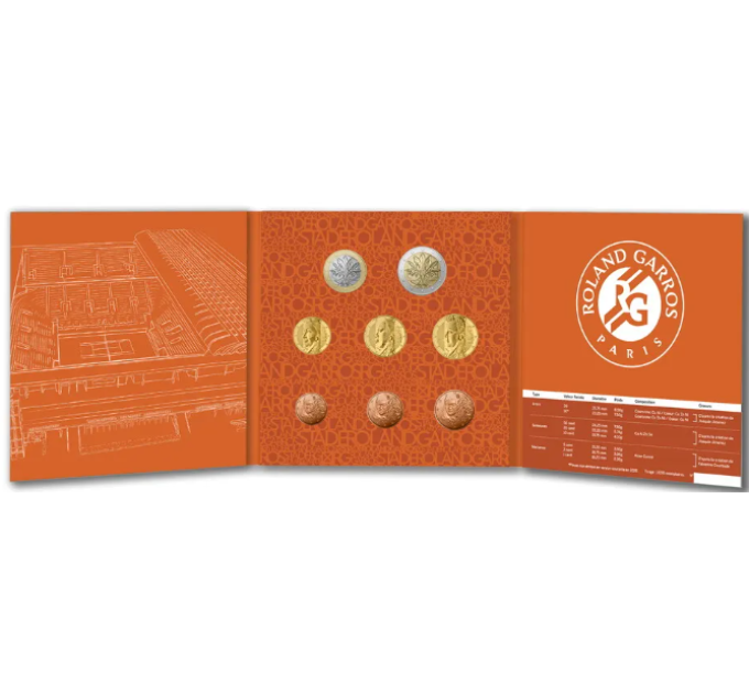 Prantsusmaa BU komplekt 2025 - Roland Garros