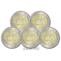Saksamaa 2 eurot UNC 2007 – 50-aastane Rooma leping – ADFGJ