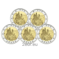 Saksamaa 2 eurot UNC 2012 – Baieri – Neuschwansteini loss – ADFGJ