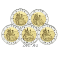 Германия 2 евро UNC 2012 - Бавария - Замок Neuschwanstein - ADFGJ