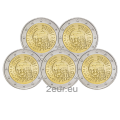 Saksamaa 2 eurot UNC 2015 – 25 aastat Saksa ühtsust – ADFGJ