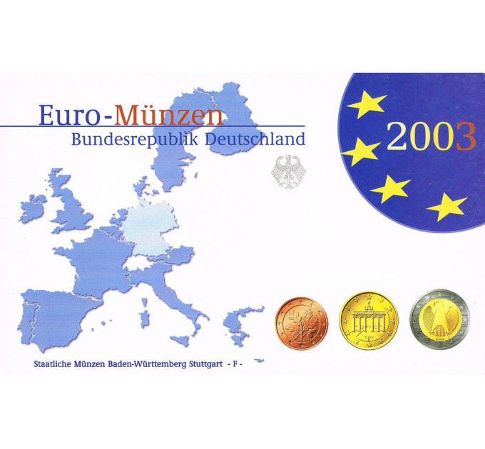 ГЕРМАНИЯ SET PROOF 2003 - F