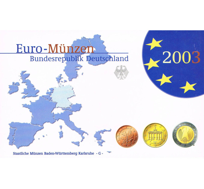 ГЕРМАНИЯ SET PROOF 2003 - G