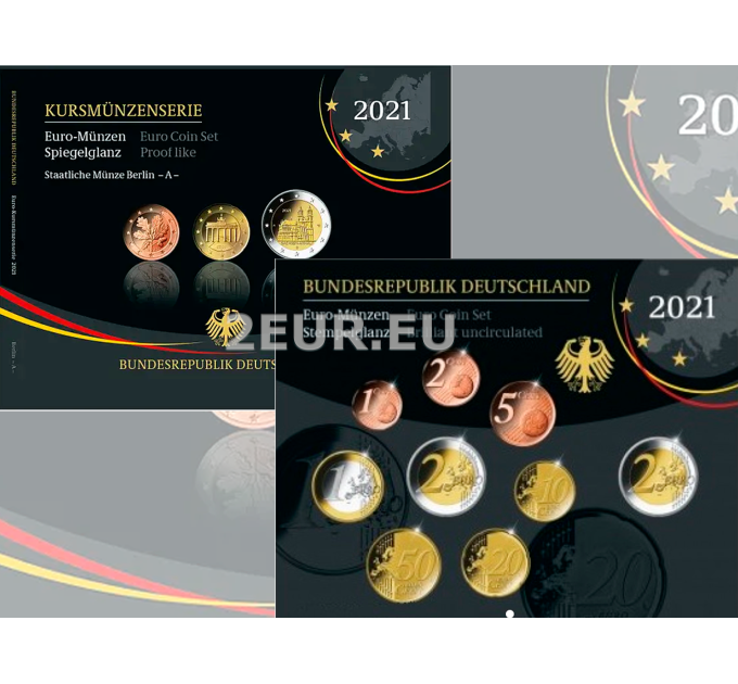 Saksamaa 2021 - eurokomplekt BU  