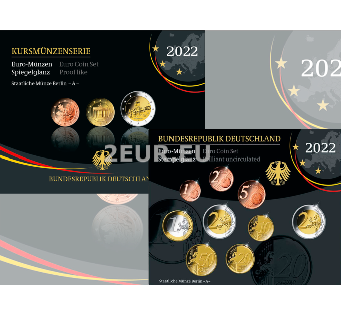 Saksamaa 2022 - eurokomplekt BU  