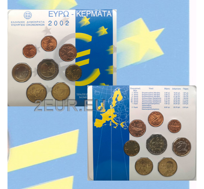 Kreeka eurokomplekt BU 2002 - eurokomplekt BU - Vea münt
