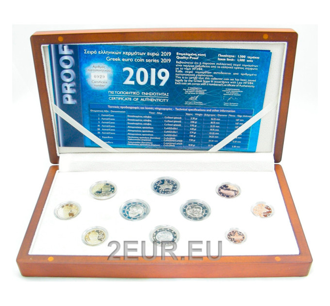 Kreeka 2019 - Eurokomplekti proof