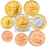 Greece euro set UNC 2010 
