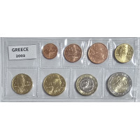 Greece euro set UNC 2002  