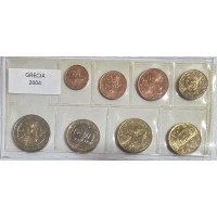 Greece euro set UNC 2004