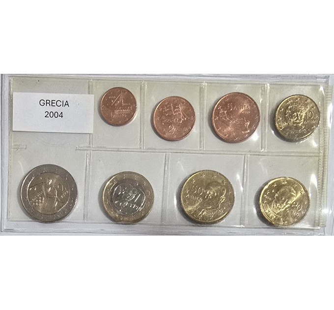 Greece euro set UNC 2004