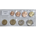 Kreeka euro komplekt UNC 2007