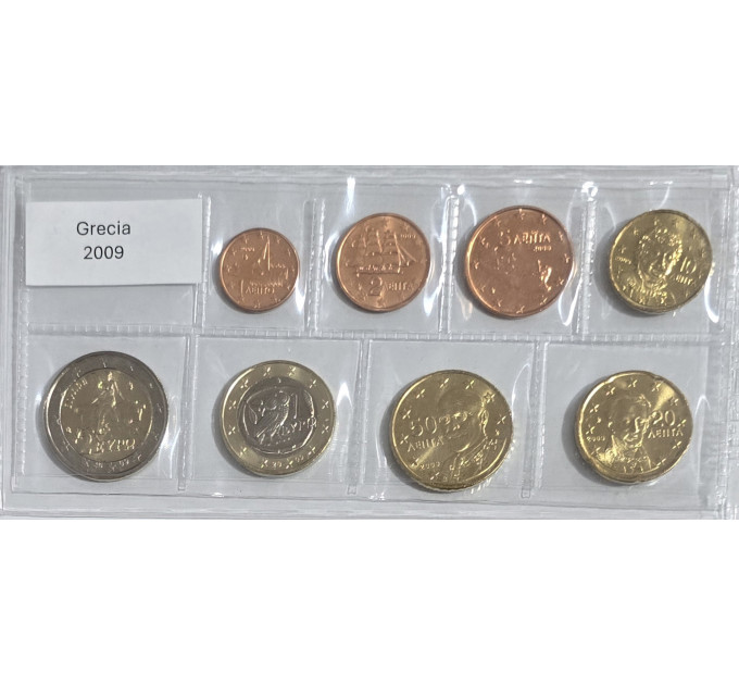 Kreeka euro komplekt UNC 2009