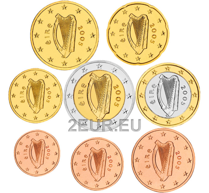 Iirimaa 2005 - Eurokomplekt UNC