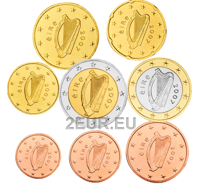 Iirimaa 2007 - Eurokomplekt UNC