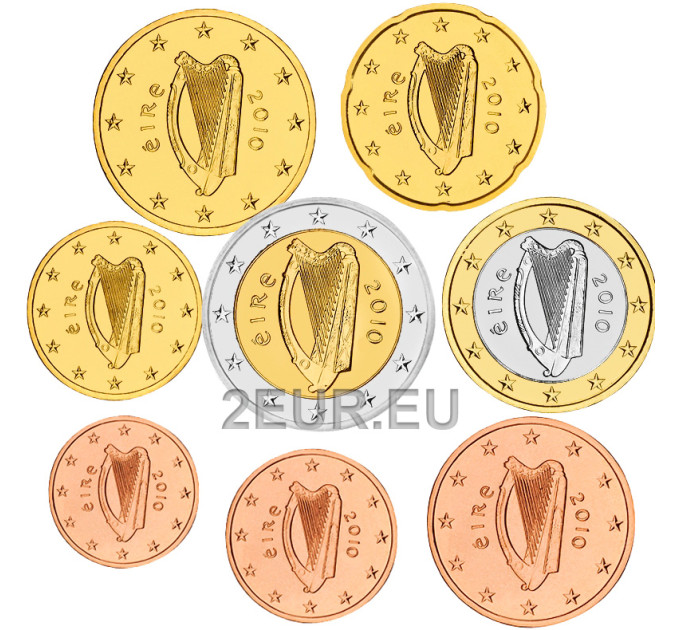 Iirimaa 2010 - Eurokomplekt UNC