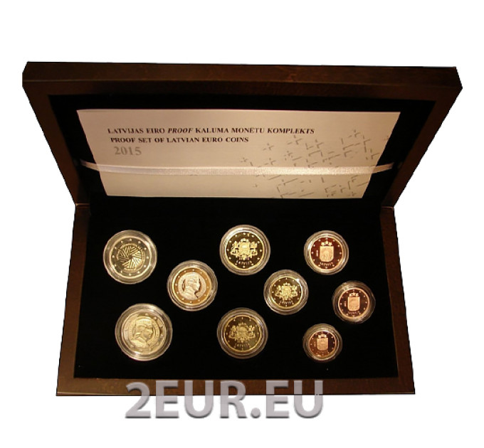 Läti 2015 - Euro komplekt PROOF - Läti EL nõukogu eesistumine