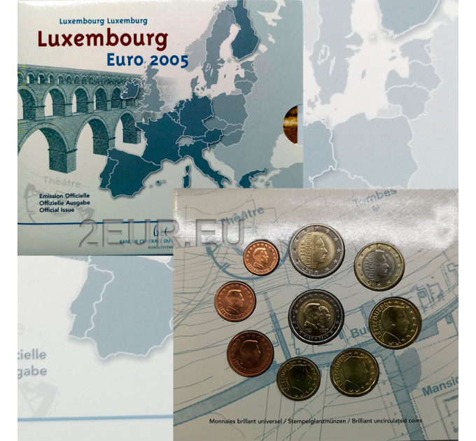Luksemburg 2005 - Euro komplekt BU 