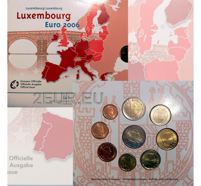 Luksemburg 2006 - Euro komplekt BU 