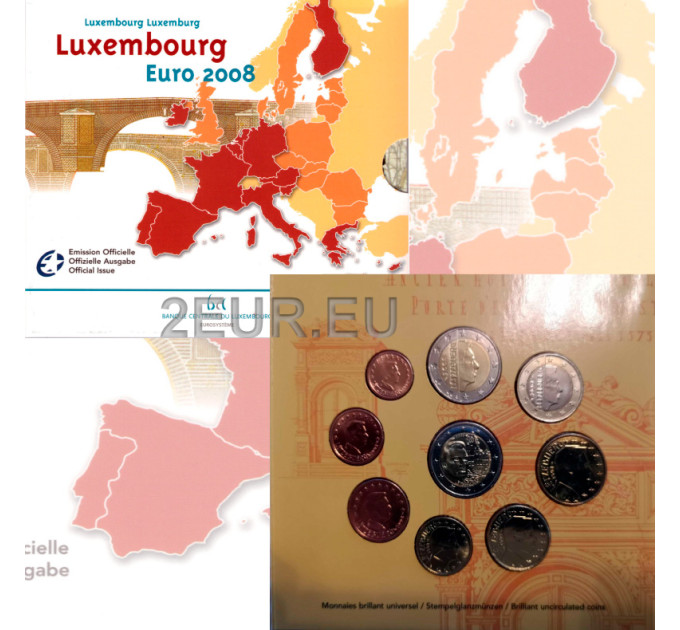 Luxembourg 2008 - Euro set BU