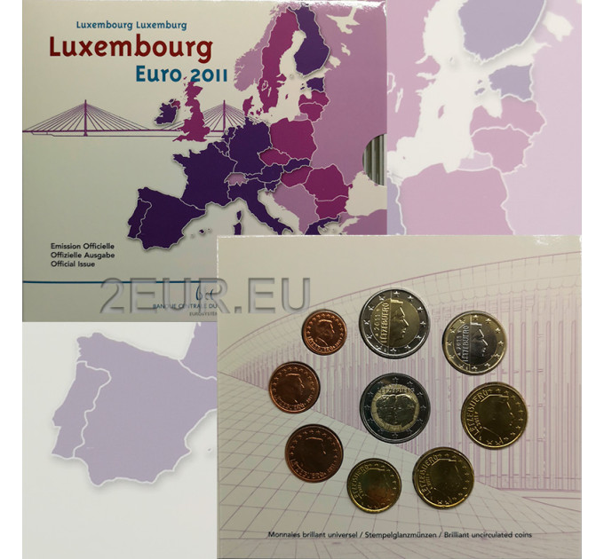 Luksemburg 2011 - Euro komplekt BU 