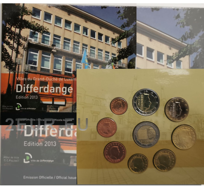 Luksemburg euro komplekt BU 2013 – Differdange’i linn
