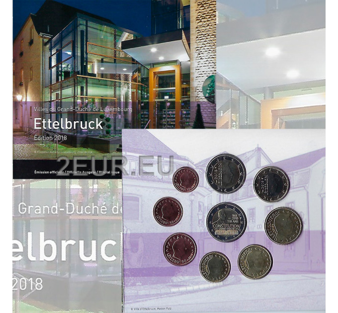 Luksemburg euro komplekt BU 2018 – Ettelbrucki linn