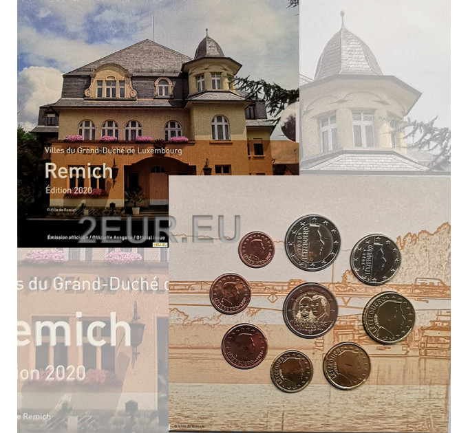 Luksemburg euro komplekt BU 2020 – Remichi linn